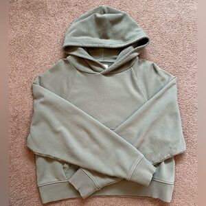 Aerie Hooded Oversized Cropped Sweatshirt | Small
